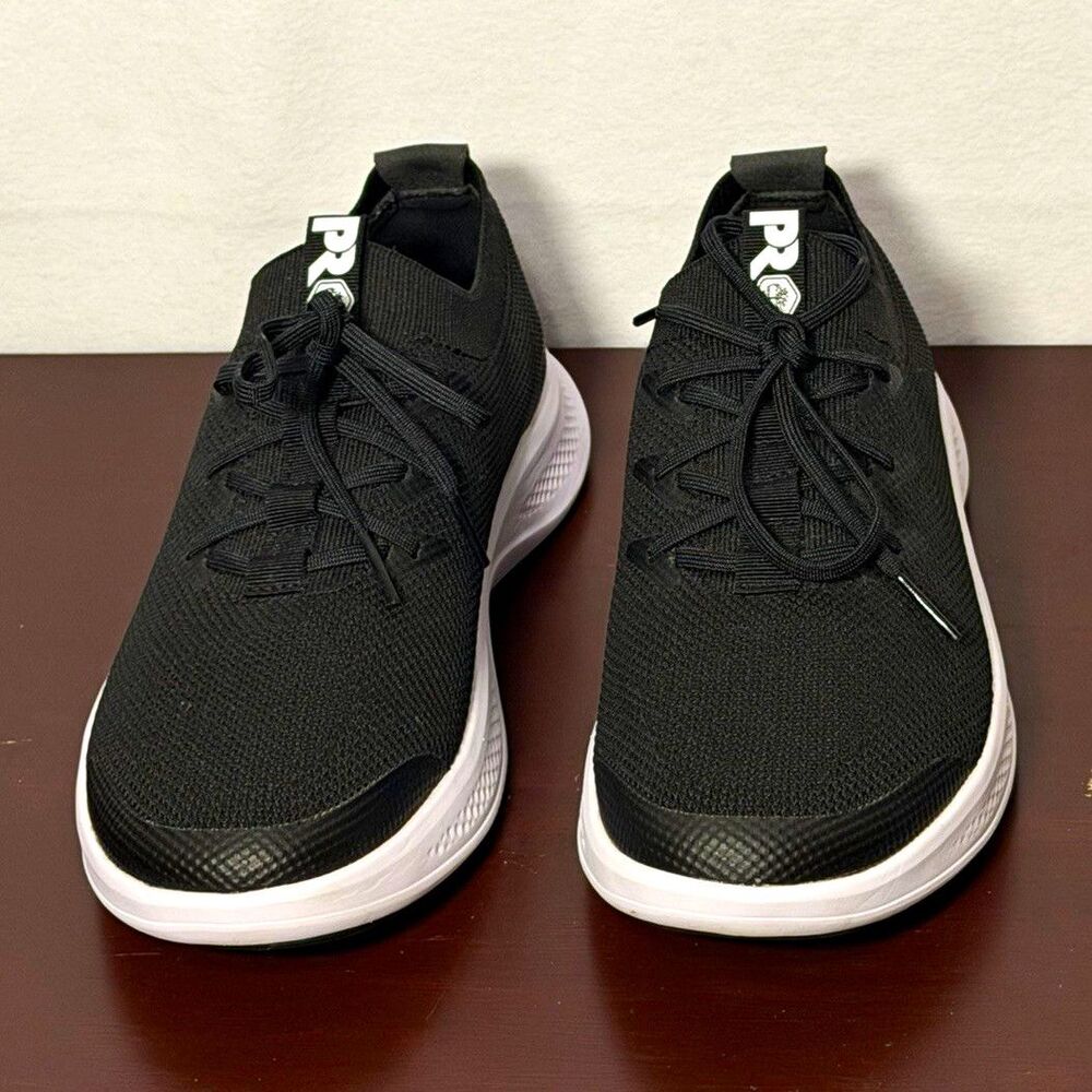 Timberland PRO Women’s Low Top Lace-Up Athletic Sneakers Black/White Logo